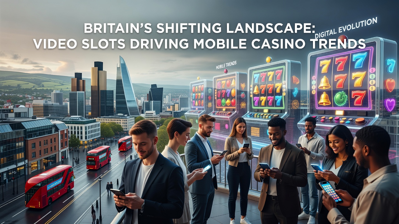 Graph illustrating mobile casino trend growth in Britain