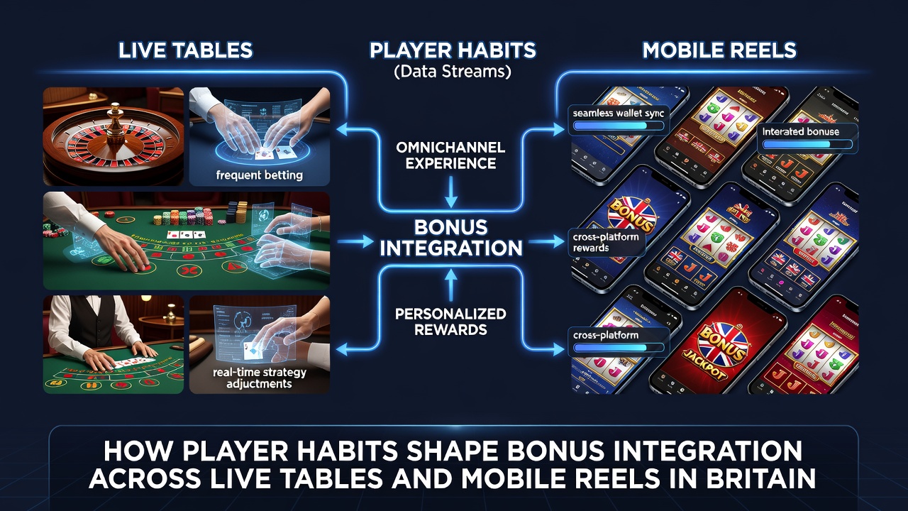 Mobile reel gameplay screen displaying integrated bonus mechanics alongside live table elements on a smartphone interface