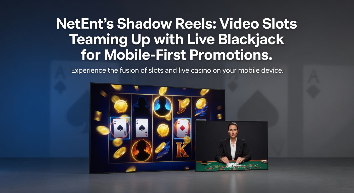 Mobile phone displaying Shadow Reels bonus round transitioning to a live blackjack dealer stream