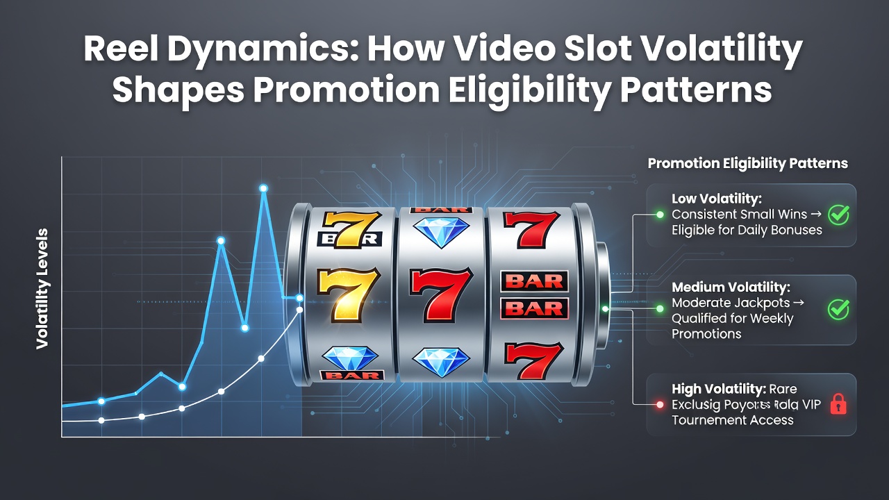 Video slot reels displaying varying volatility patterns in an online casino interface