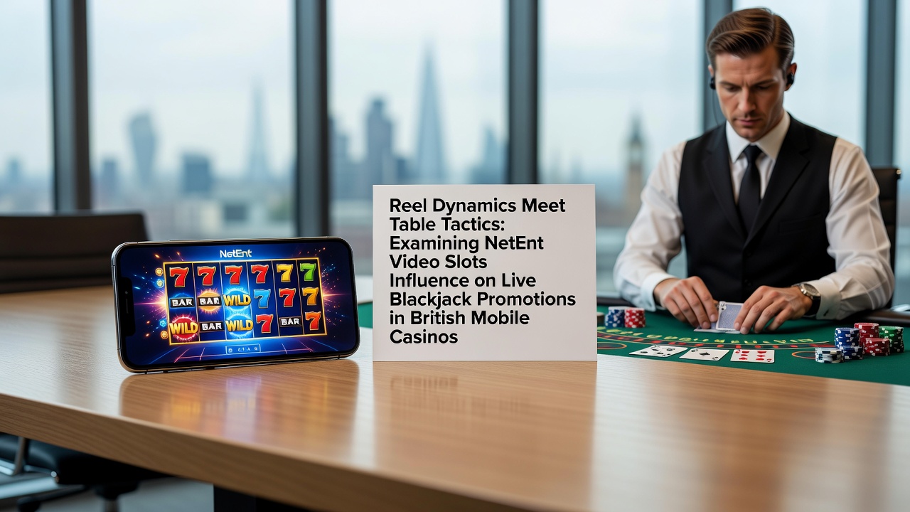 NetEnt video slots mechanics blending with live blackjack promotions on mobile devices in British casinos
