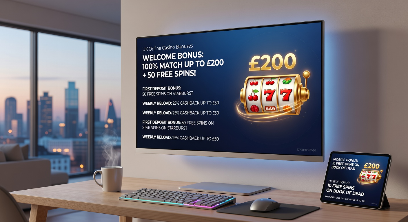 Infographic detailing wagering requirements, bonus types, and payout timelines for UK online casino promotions