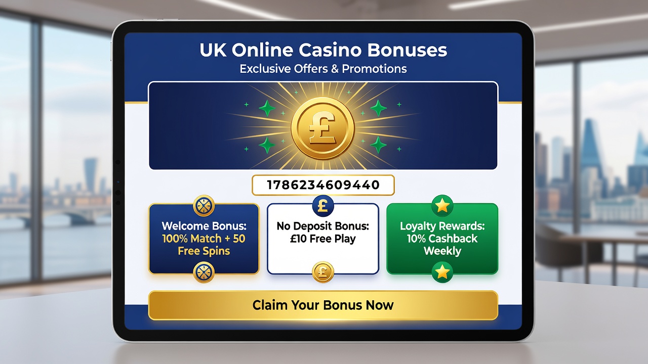 Players reviewing bonus terms at a UK online casino platform